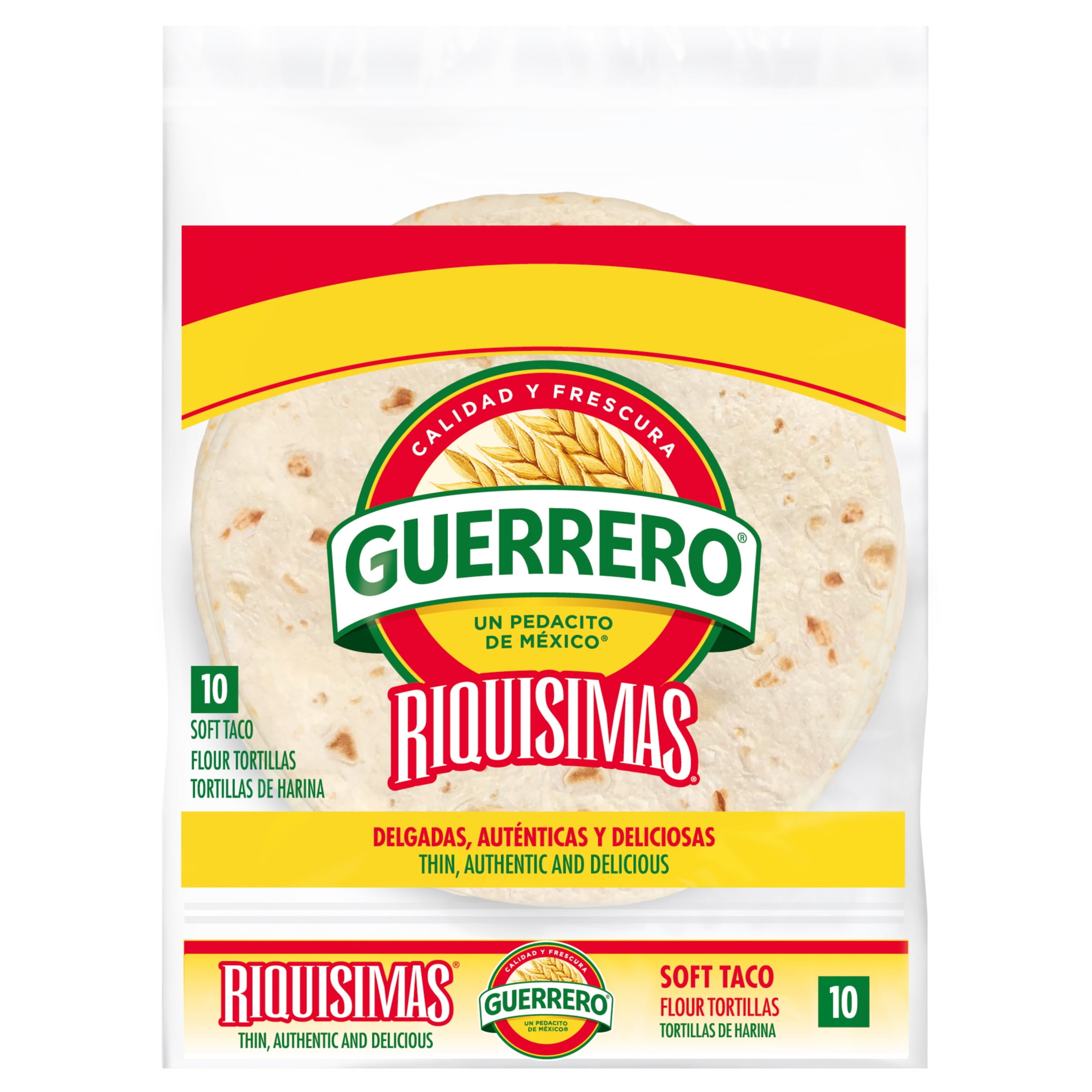 GUERRERO RIQUISIMAS FLOUR TORTILLAS 10P