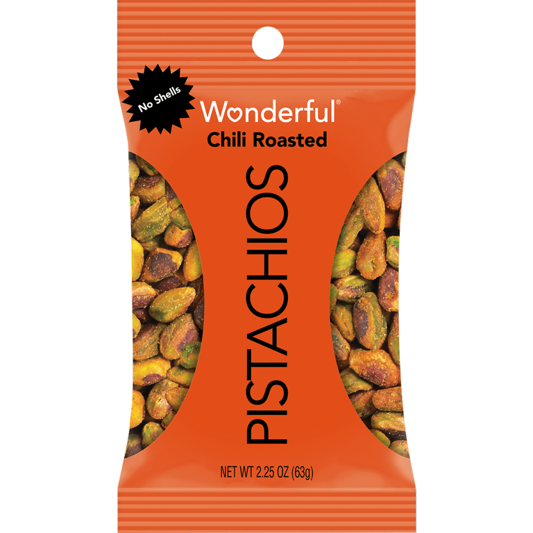 WONDERFUL PISTACHIOS CHILI ROASTED 2.25