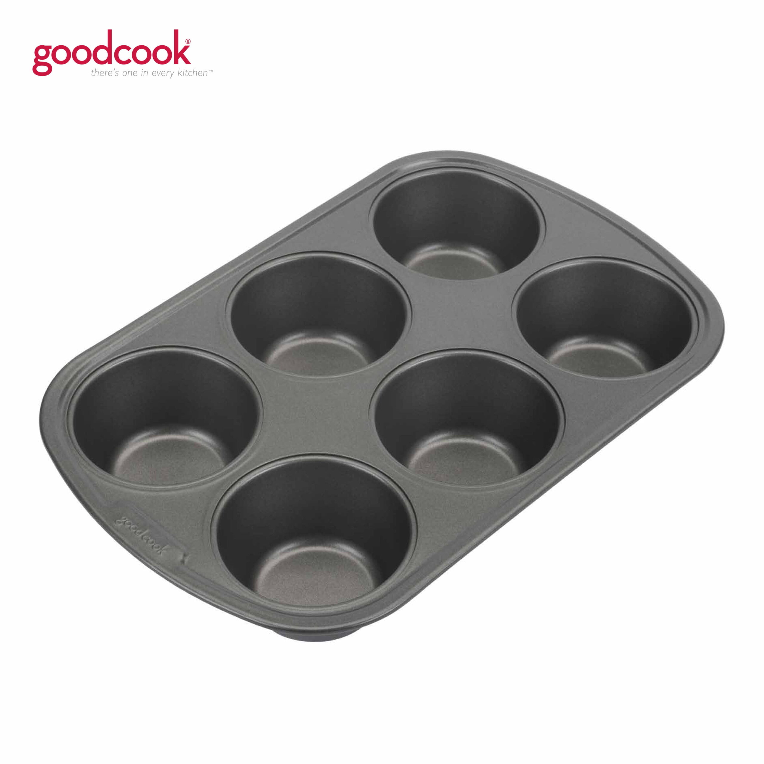 GOODCOOK TEXAS MUFFIN PAN 6 CUP NON STICK