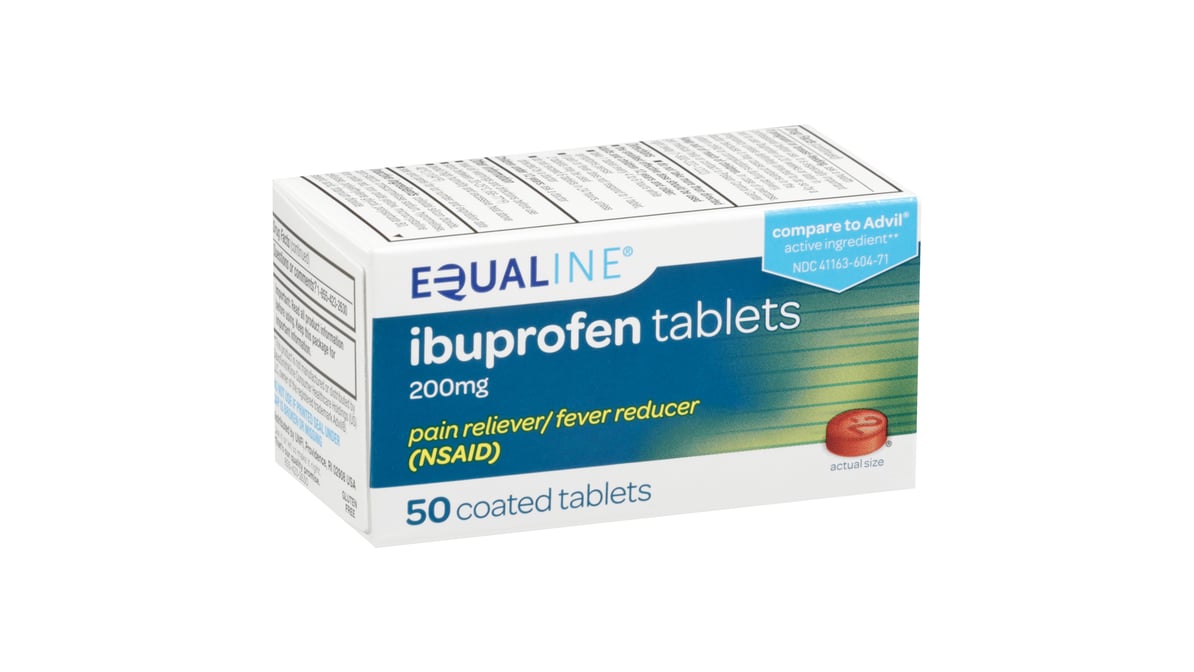 EQUALINE IBUPROFEN CAPLETS 50P