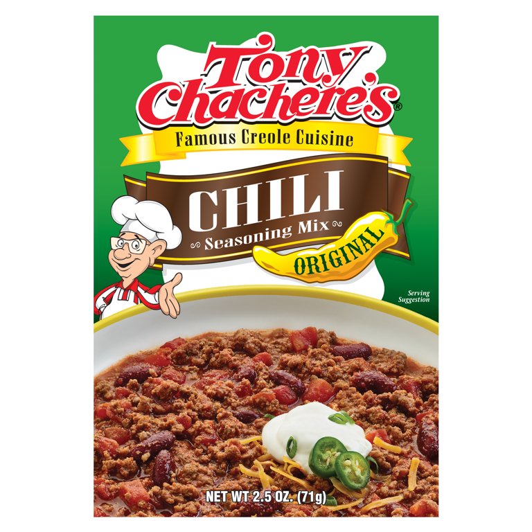 TONY CHACHERES CHILI ORIGINAL MIX 2.5OZ