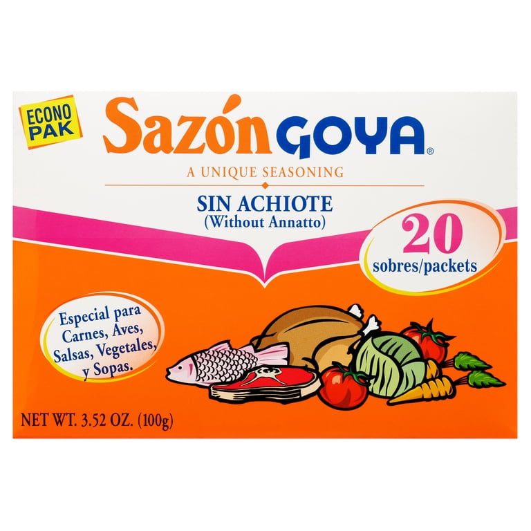 SAZON GOYA SIN ACHIOTE 20P