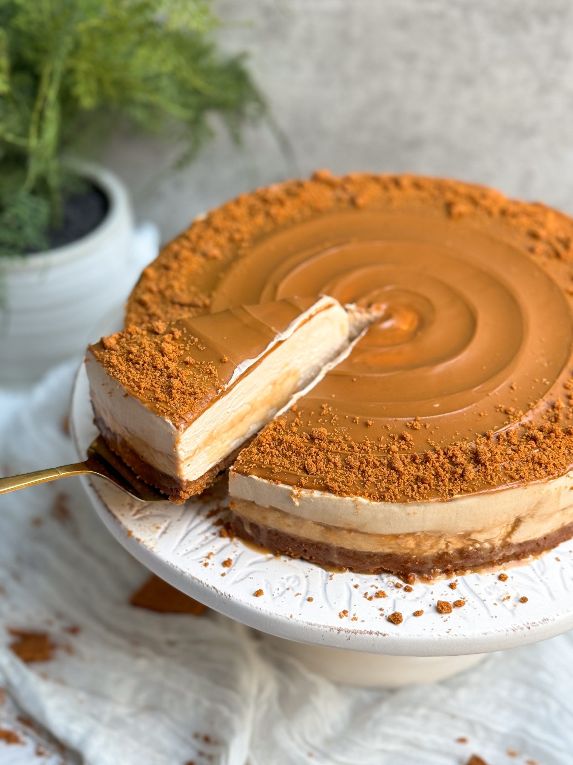 REEHOMESWEETS BISCOFF CARAMEL CHEESECAKE 4OZ