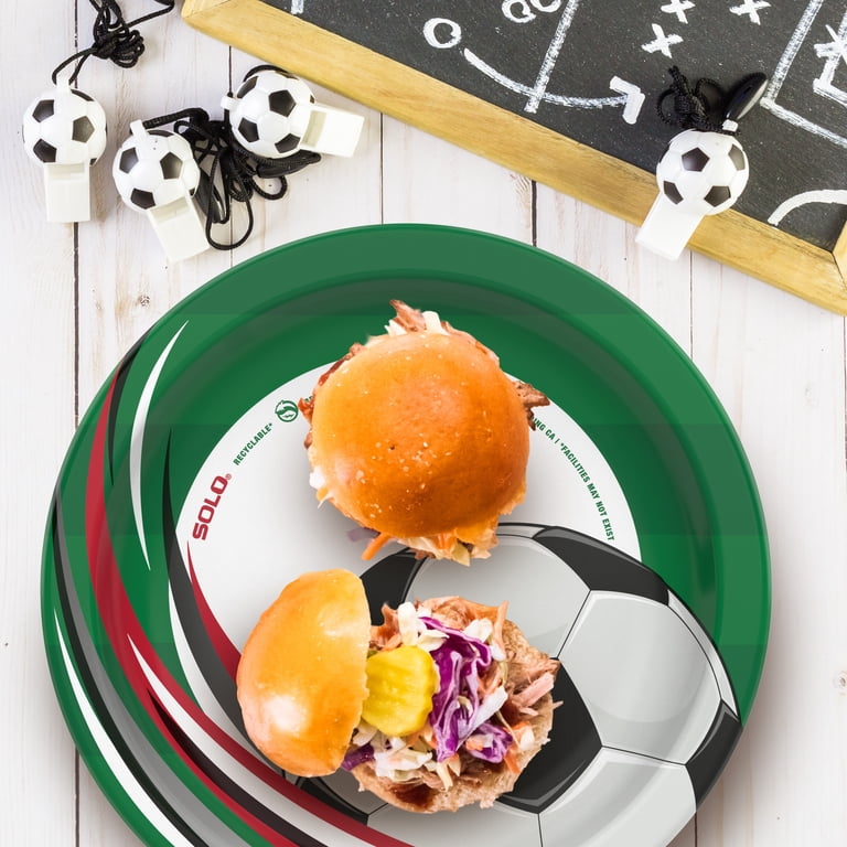 SOLO PLATES DECORATED 44P