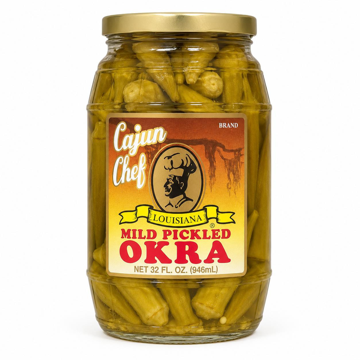 CAJUN MILD PICKLED OKRA 32OZ