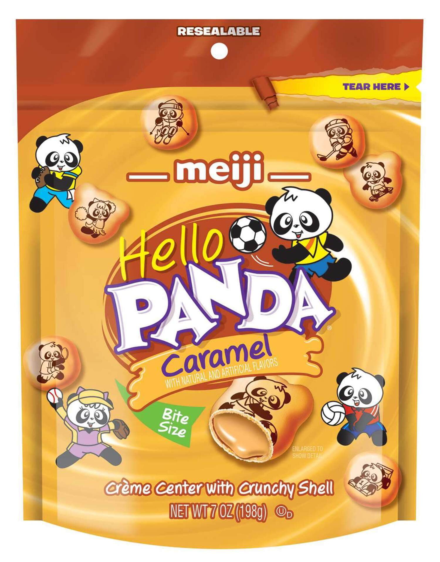 MEIJI HELLO PANDA CARAMEL 7OZ