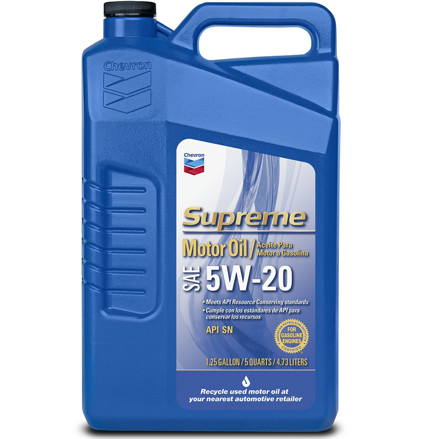 CHEVRON SUPREME MOTOR OIL 5W 20 1QT