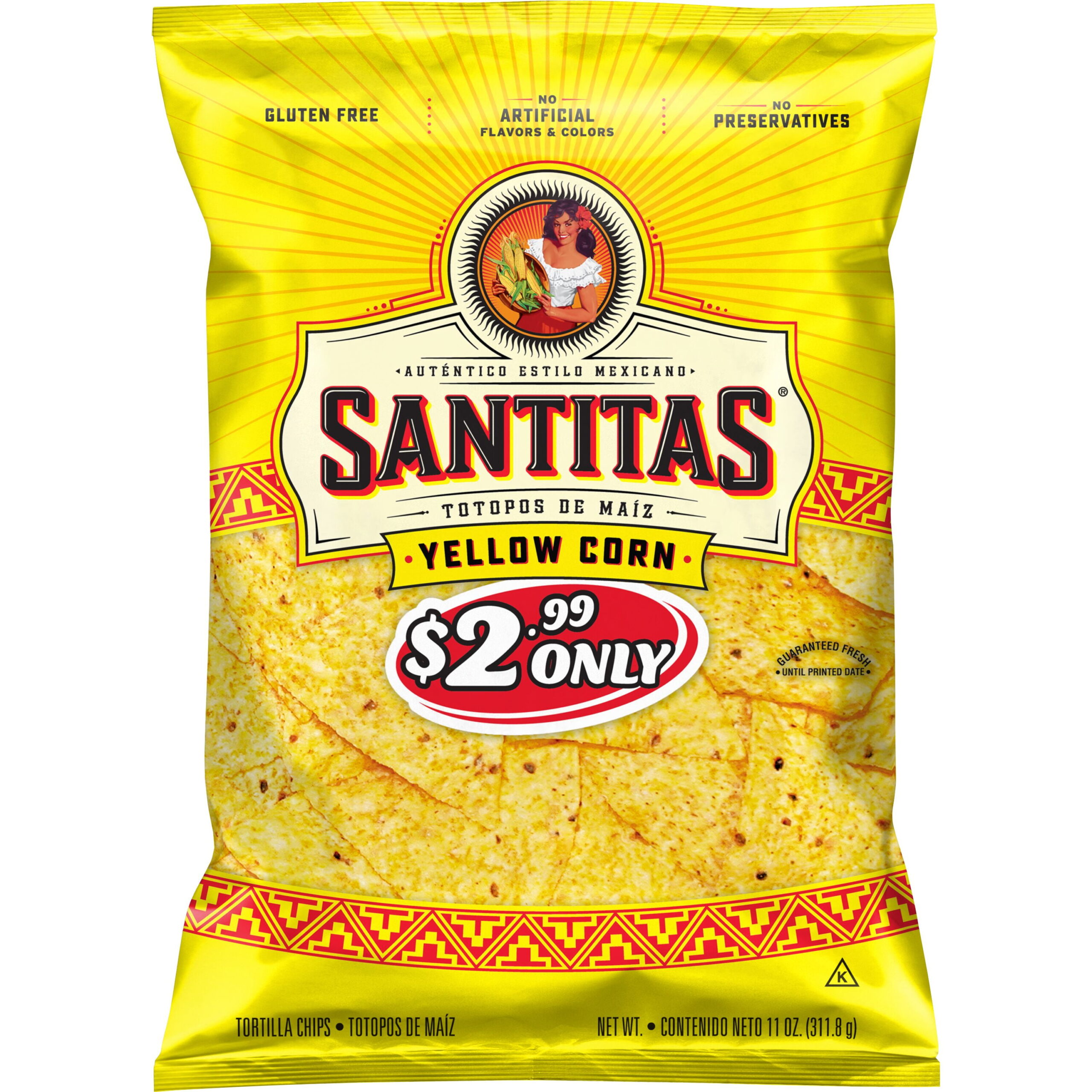 SANTITAS YELLOW CORN 11OZ