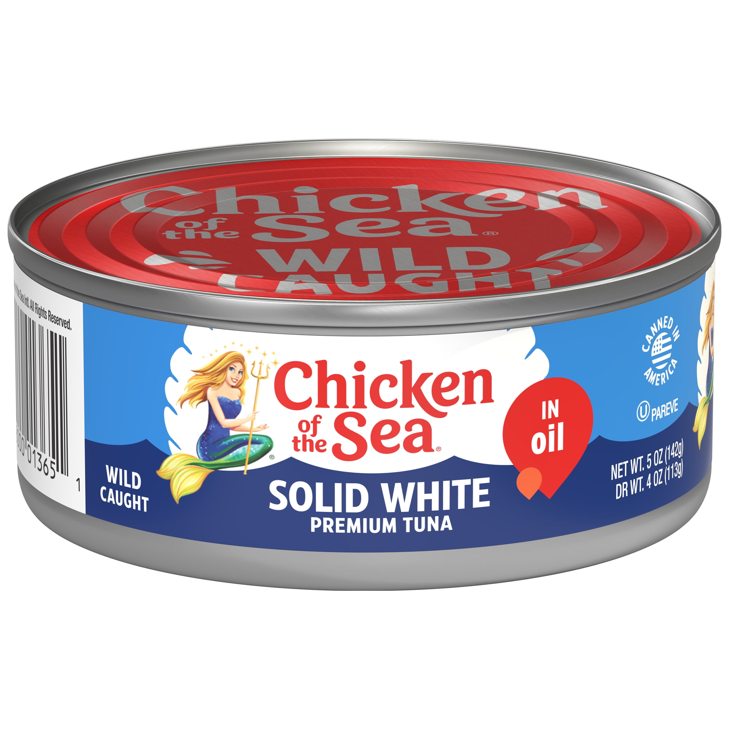 CHICKEN OF THE SEA SOLID WHITE TUNA 5OZ