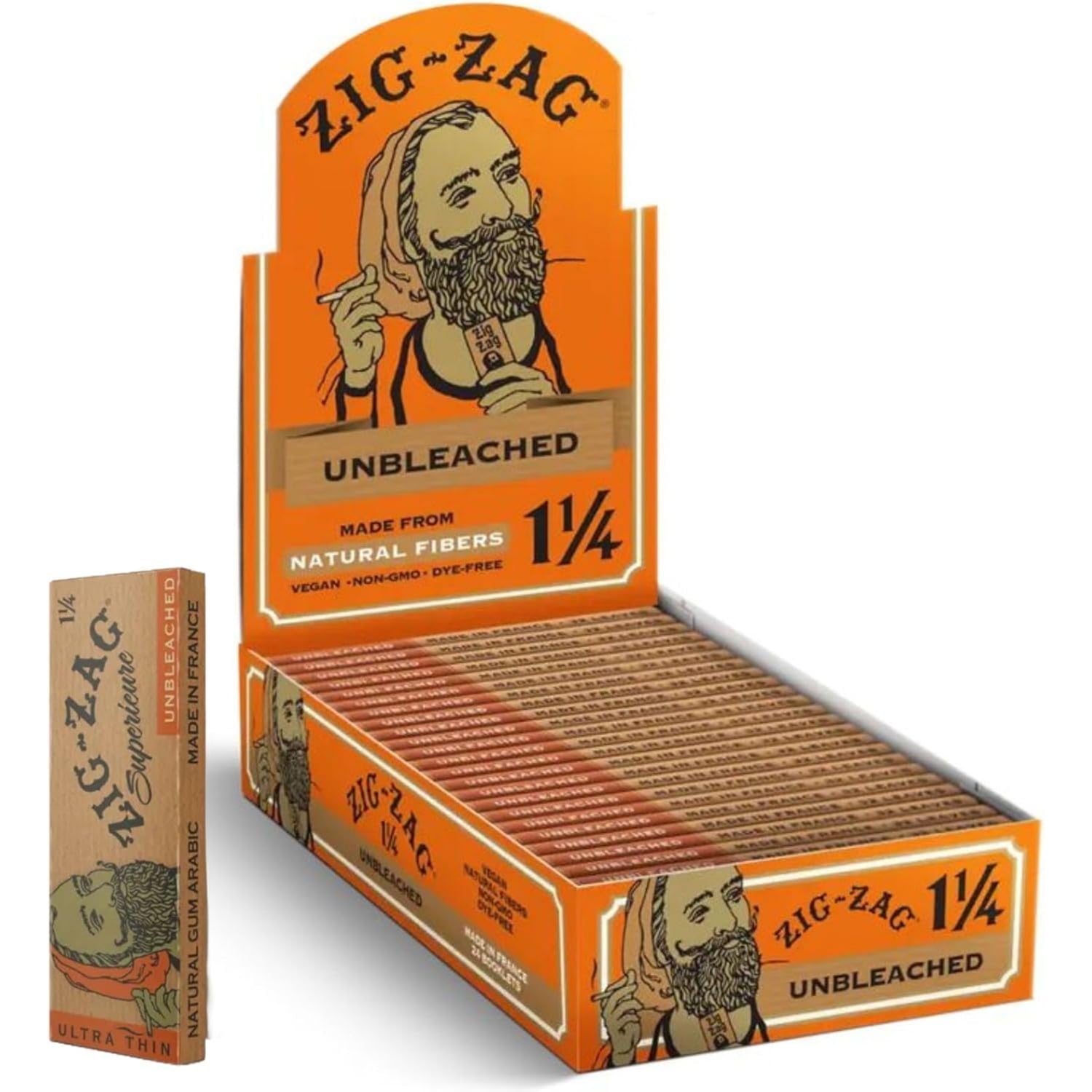 ZIG ZAG UNBLEACHED ULTRA THIN 50P