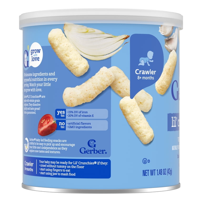 GERBER SNACK FOR BABY CRUNCHIES VEGGIE DIP