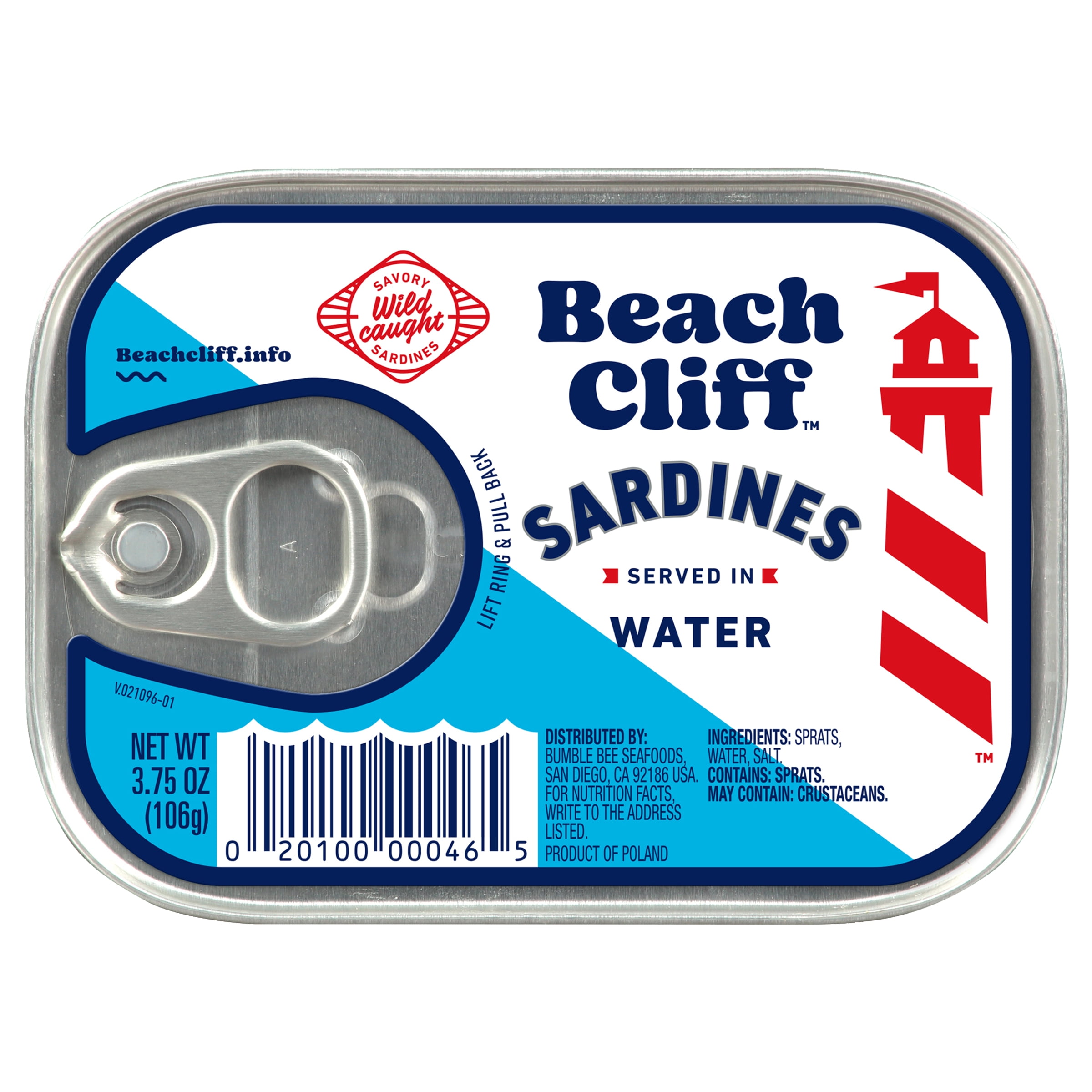 BEACH CLIFF SARDINES IN SOYBEAN OIL