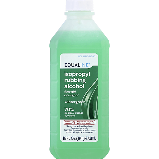 EQUALINE RUBBING ALCOHOL WINTERGREEN 16Z