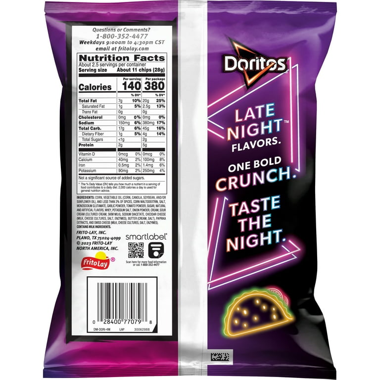 DORITOS LATE NIGHT LOADED TACO 2.6OZ