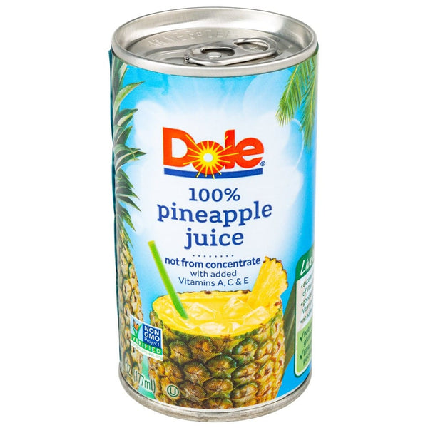 DOLE PINEAPPLE JUICE 6OZ 6P