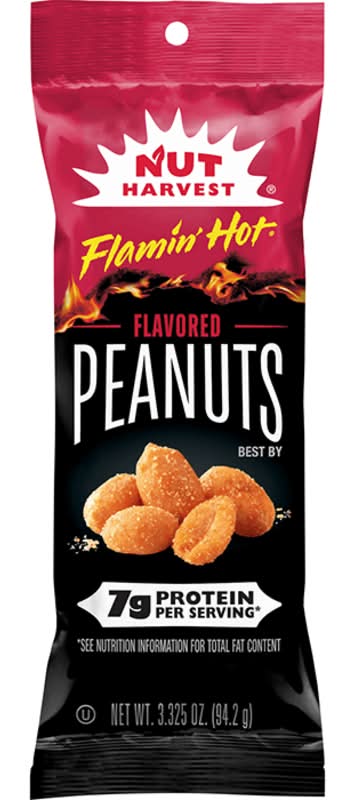 NUT HARVEST PEANUTS FLAMIN HOT 3.325OZ