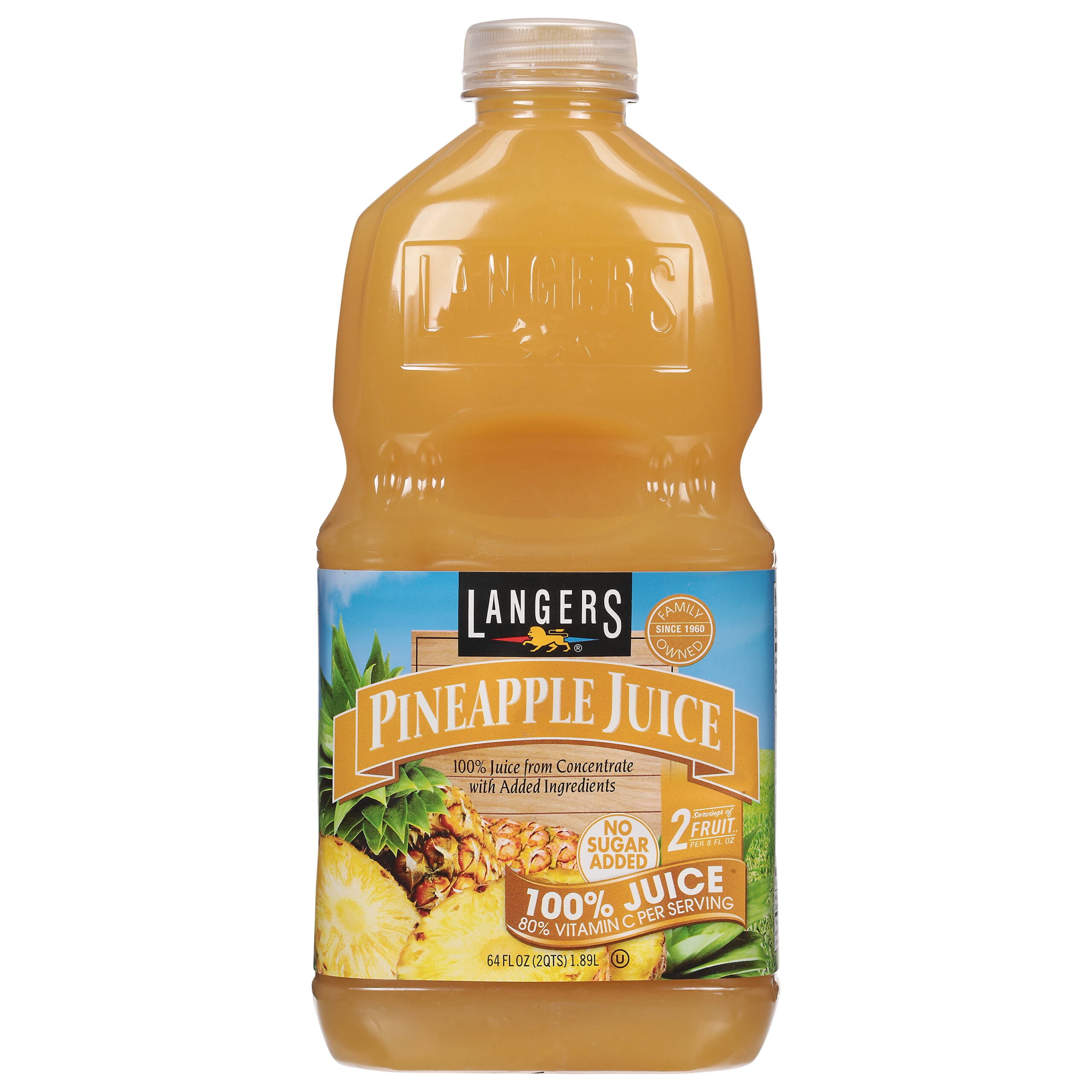 LANGERS PINEAPPLE JUICE 64OZ