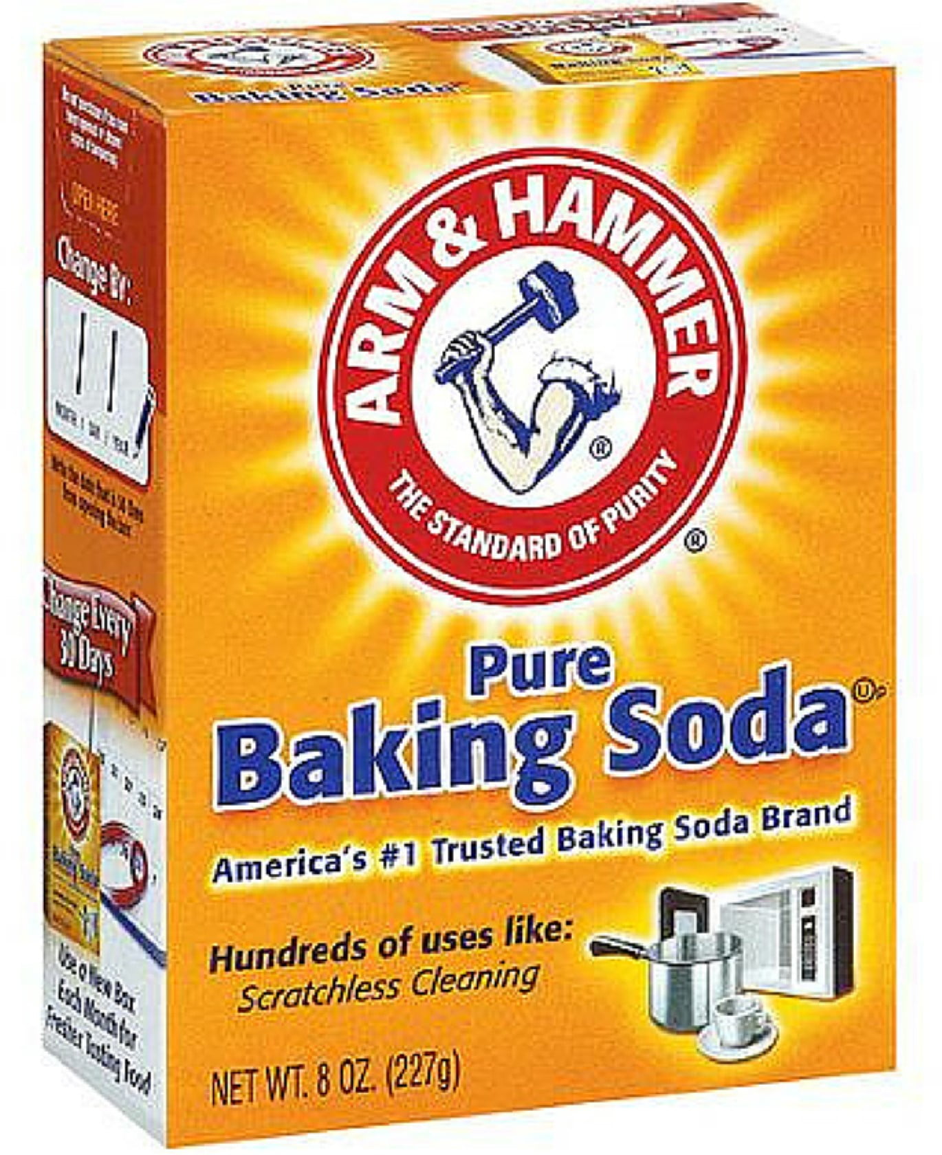ARM & HAMMER PURE BAKING SODA 8OZ