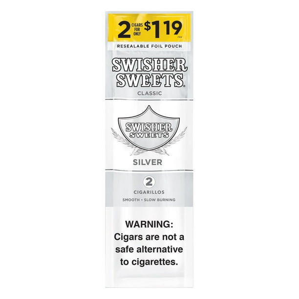 SWISHER SWEETS SILVER 2P 1.29