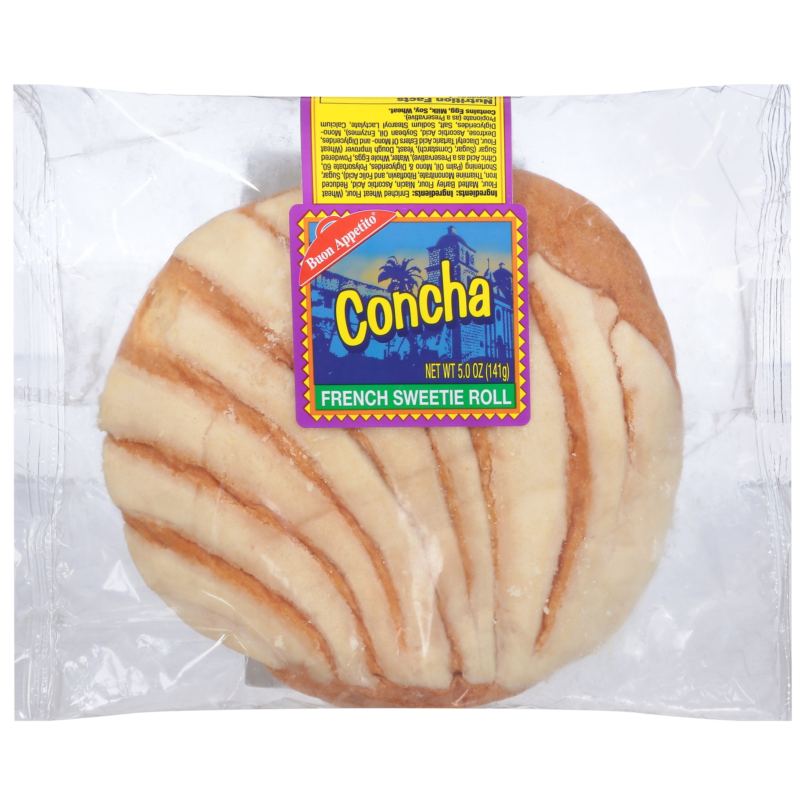 BON APPETIT CONCHA FRENCH SWEET ROLL