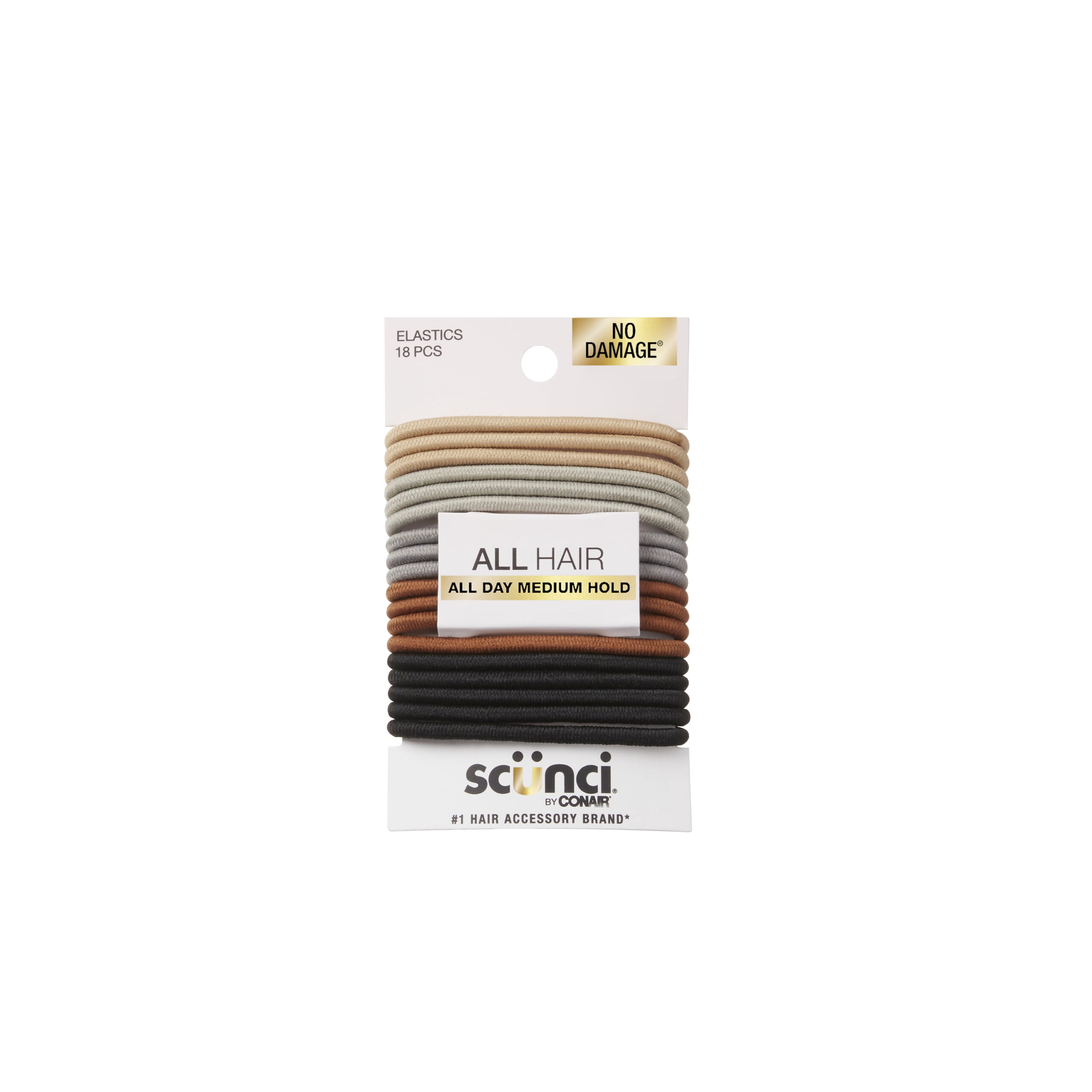 SCUNCI HAIR TIES 18P