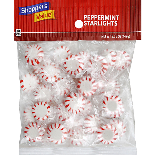 SHOPPERS VALUE PEPPEMINT STARLIGHTS