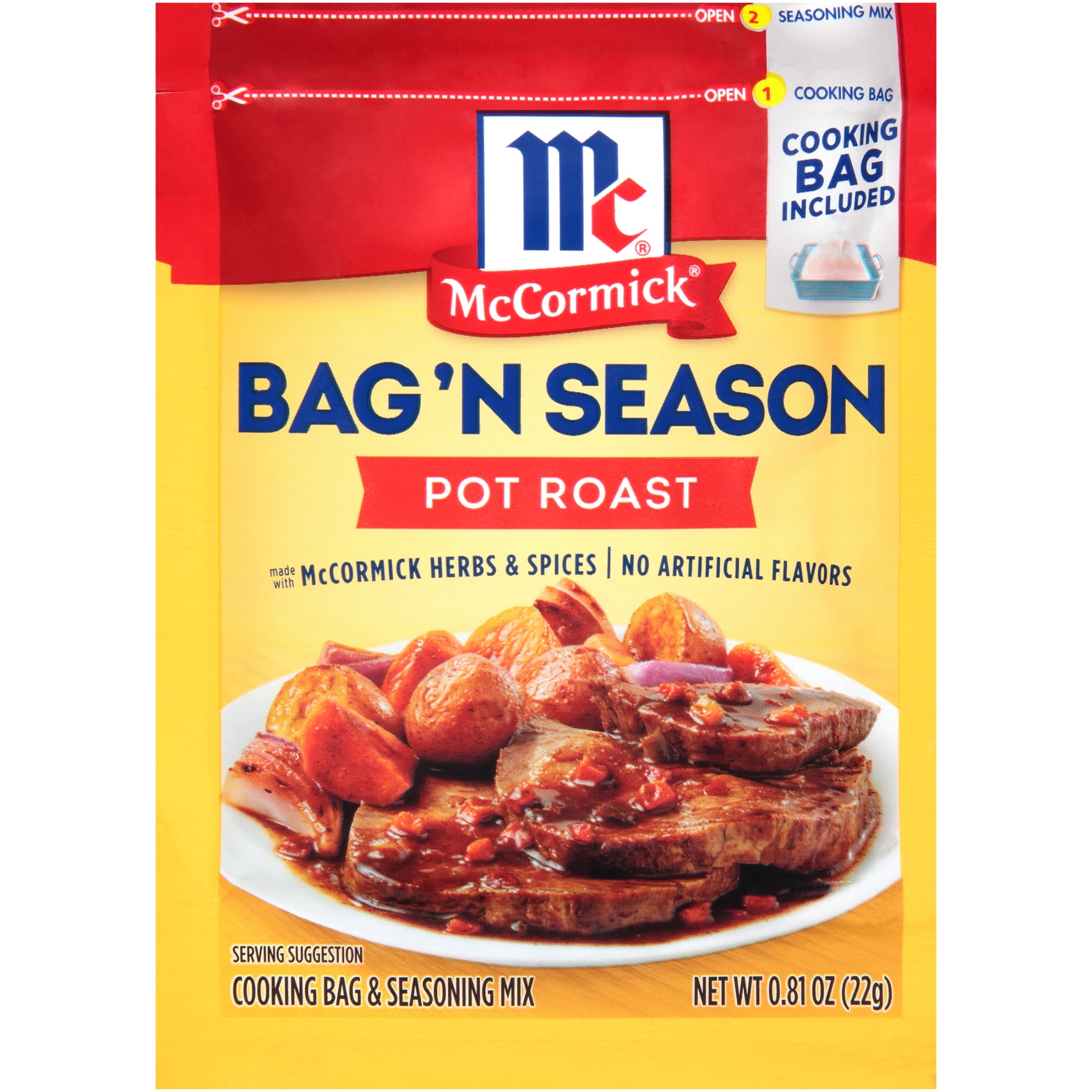 MCCORMICK BAG N SEASON POT ROAST 0.81OZ