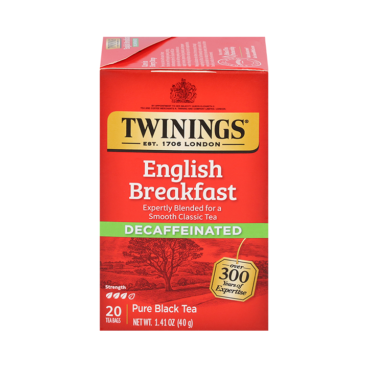 TWININGS ENGLISH BREAKFAST DECAFFEINATED 20P