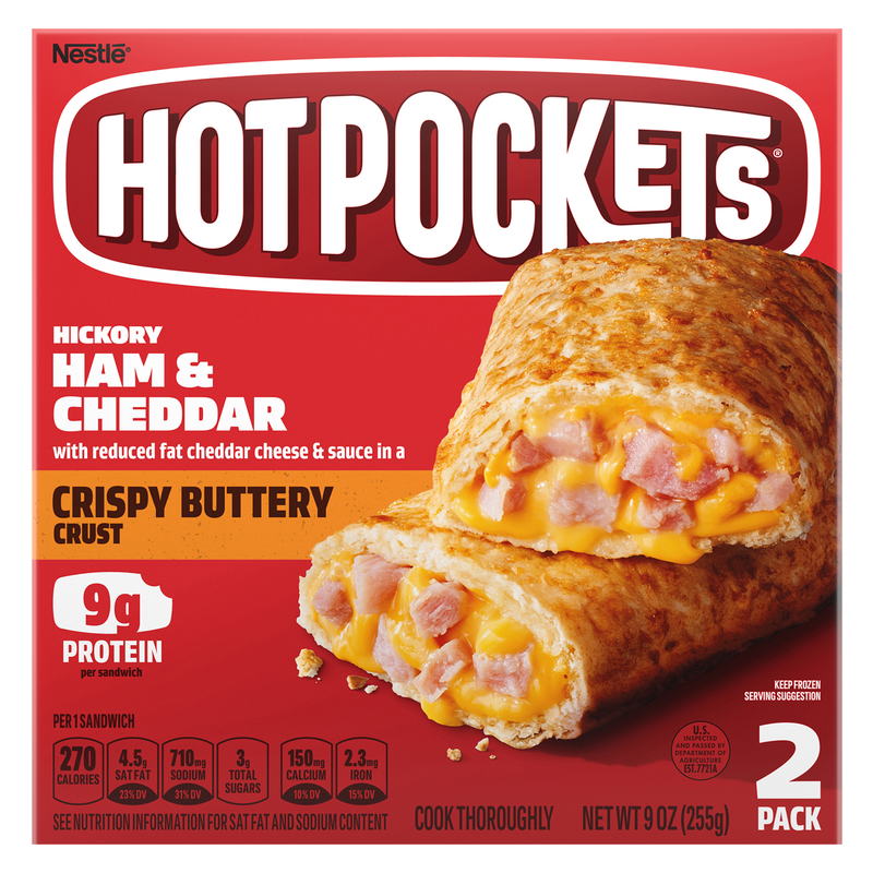 HOT POCKETS HAM & CHEDDAR 2P