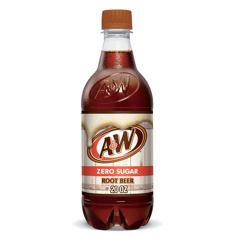 A&W ROOT BEER ZERO SUGAR 20OZ