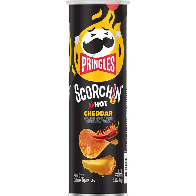 PRINGLES SCORCHIN CHEDDAR 5.5OZ