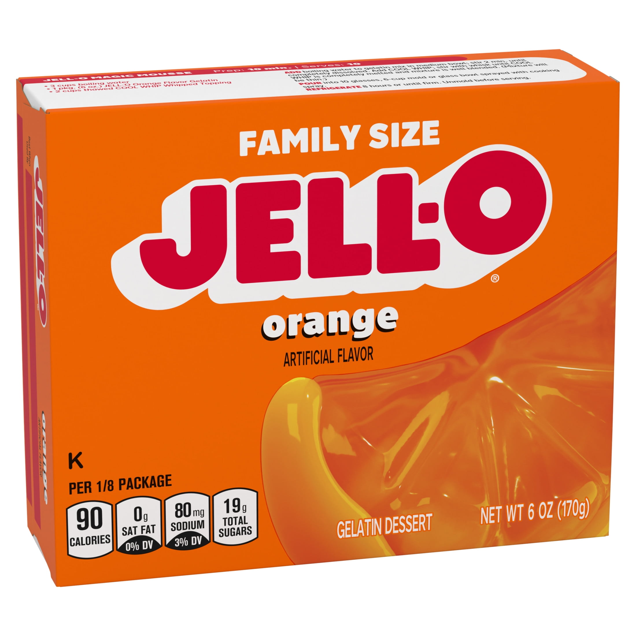 JELL O ORANGE 6OZ