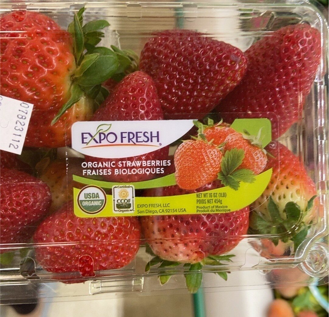 EXPO FRESH ORGANIC STRAWBERRIES 16OZ