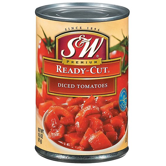 S&W READY CUT TOMATOES 14OZ