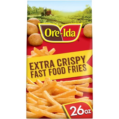 ORE IDA EXTRA CRISPY FAST FOOD FRIES 26O