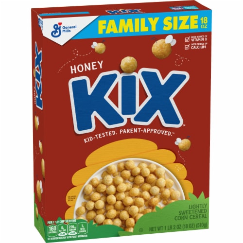 GENERAL MILLS KIX HONEY CEREAL 18OZ