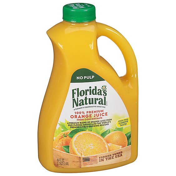 FLORIDAS NATURAL ORANGE JUICE NO PULP