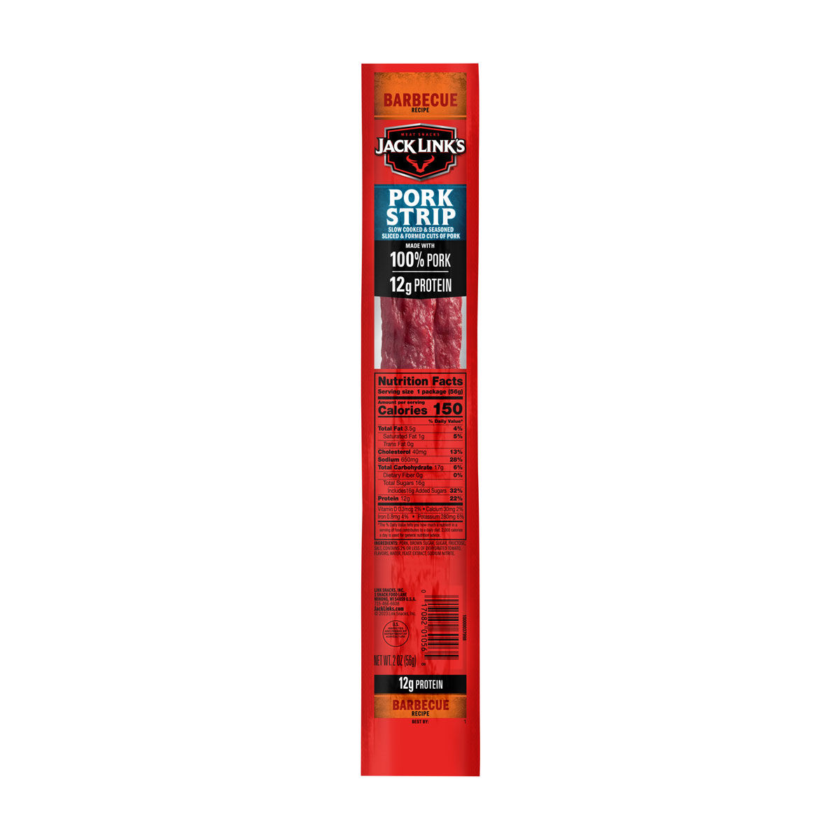 JACK LINKS PORK STRIP BBQ 1OZ