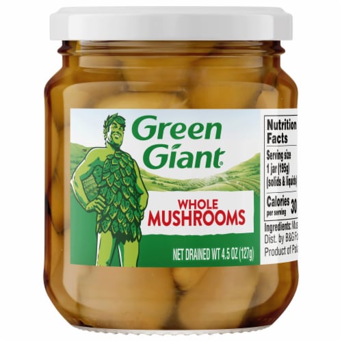 GREEN GIANT WHOLE MUSHROOMS 4.5OZ
