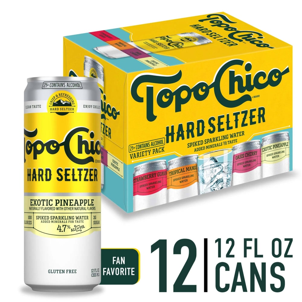TOPO CHICO VARIETY PACK 12P