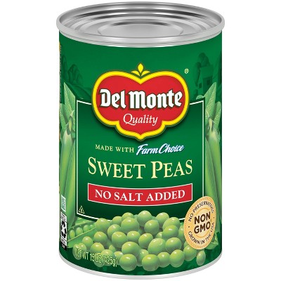 DEL MONTE SWEET PEAS 15OZ