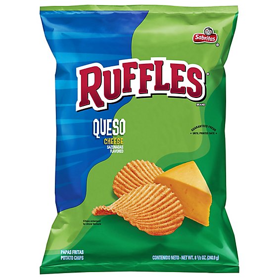 RUFFLES QUESO 8.5OZ