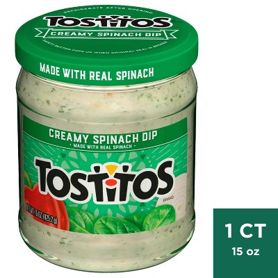 TOSTITOS CREAMY SPINACH DIP 15OZ