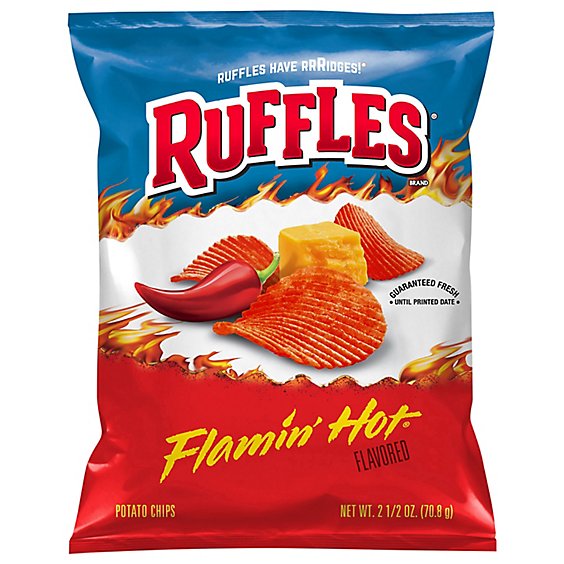 RUFFLES FLAMIN HOT 2.5OZ