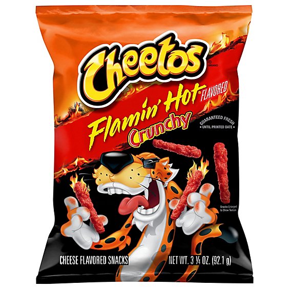 CHEETOS FLAMIN HOT 3.25OZ
