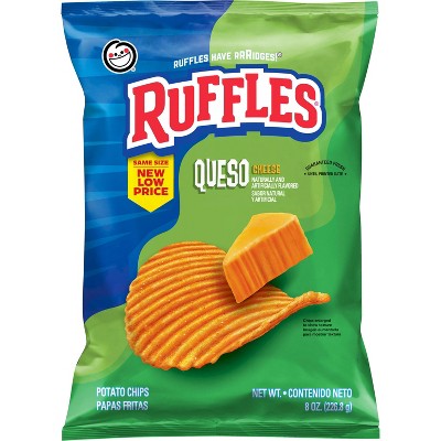RUFFLES QUESO 8OZ