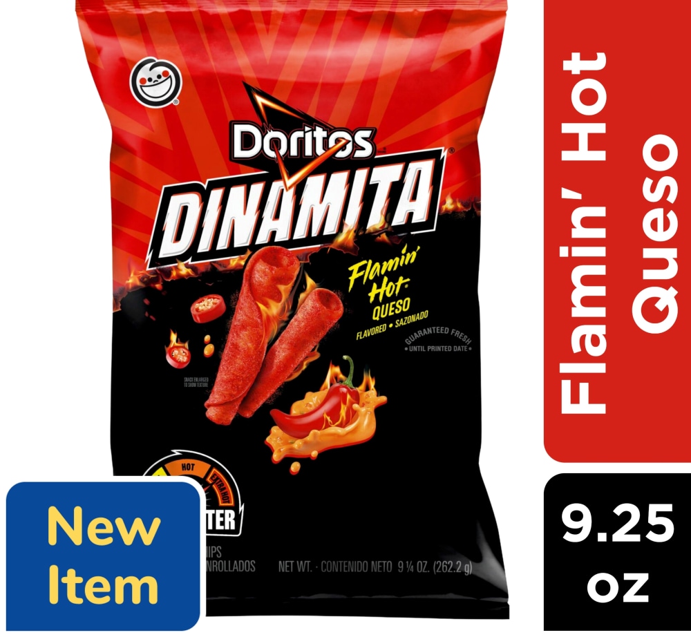 DORITOS DINAMITA FLAMIN HOT QUESO 9.25OZ