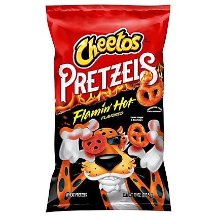 CHEETOS PRETZELS FLAMIN HOT 10OZ