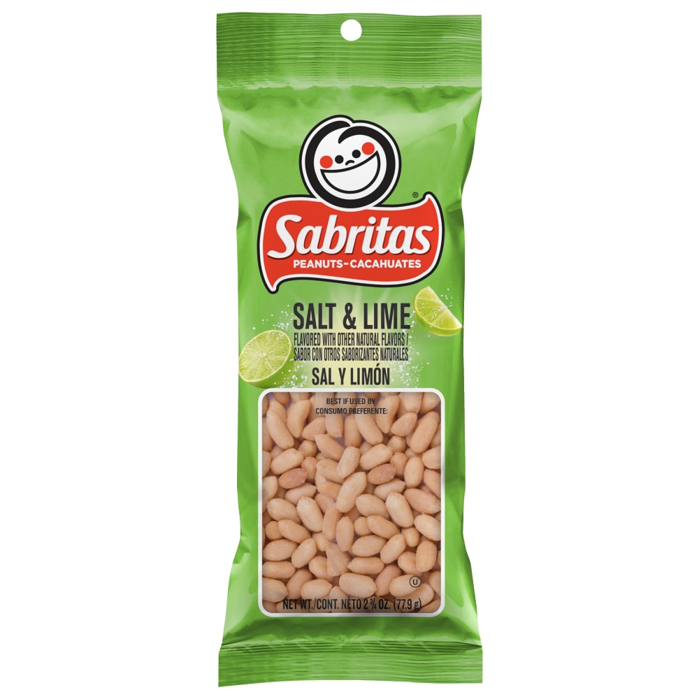 SABRITAS SALT & LIME PEANUTS 2.75OZ