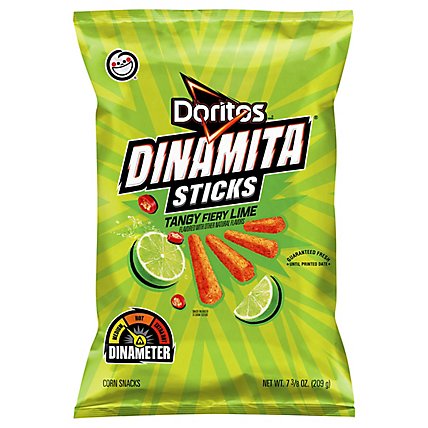 DORITOS DINAMITA TANGY FIERY LIME 7.375OZ